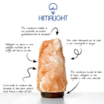 Lampada di Sale Rosa Himalayano HIMALIGHT 3-4kg
