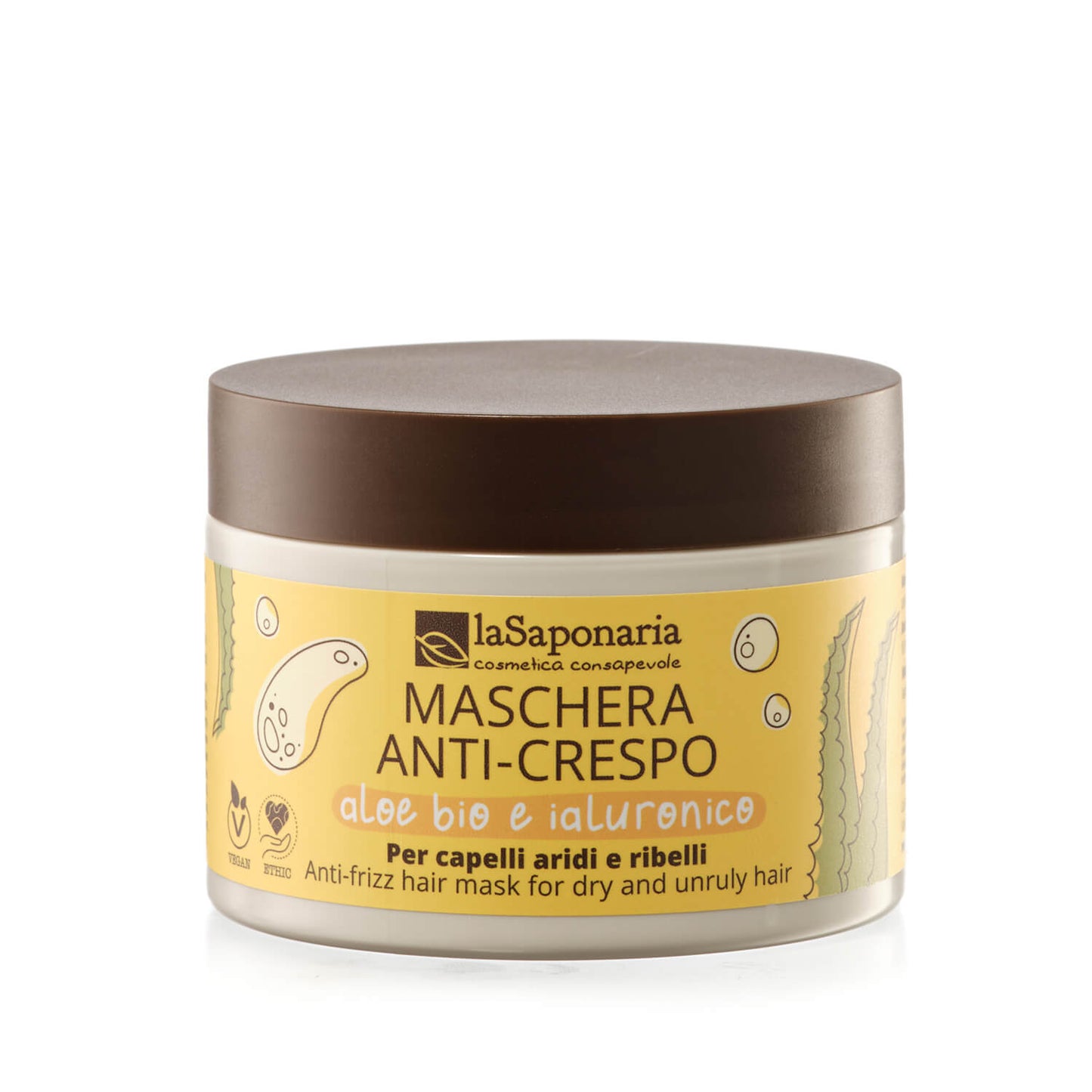 Maschera capelli anti-crespo - La Saponaria