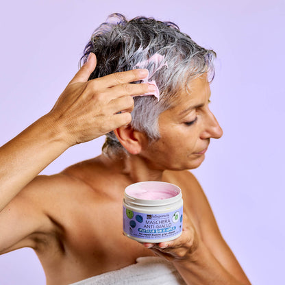 Maschera capelli anti-giallo - La Saponaria