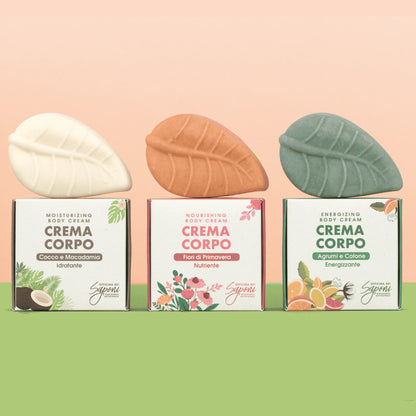 Crema corpo solida Cocco e Macadamia - Officina dei Saponi