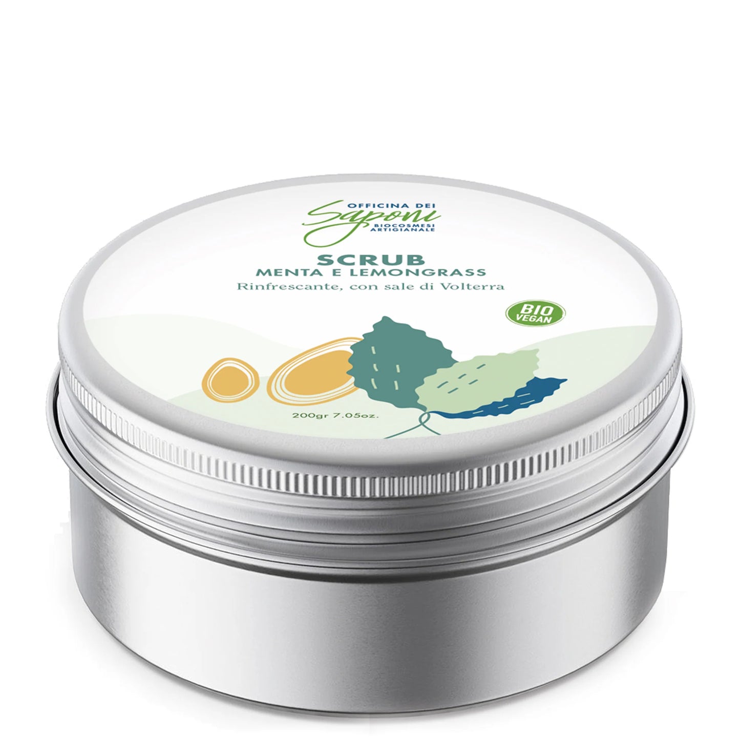 Scrub corpo biologico Menta e Lemongrass - Officina dei Saponi