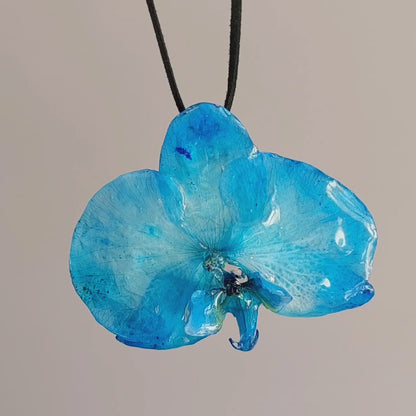 Choker Orchidea Blu
