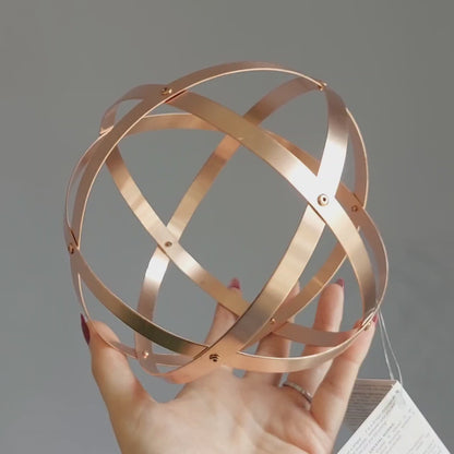Genesa Crystal in Rame – Ø 16 cm