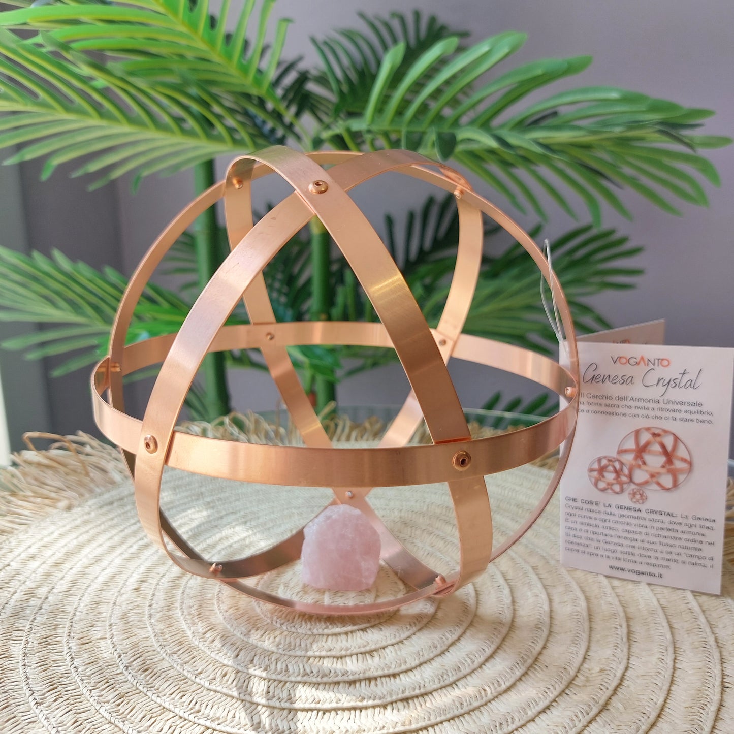 Genesa Crystal in Rame – Ø 16 cm