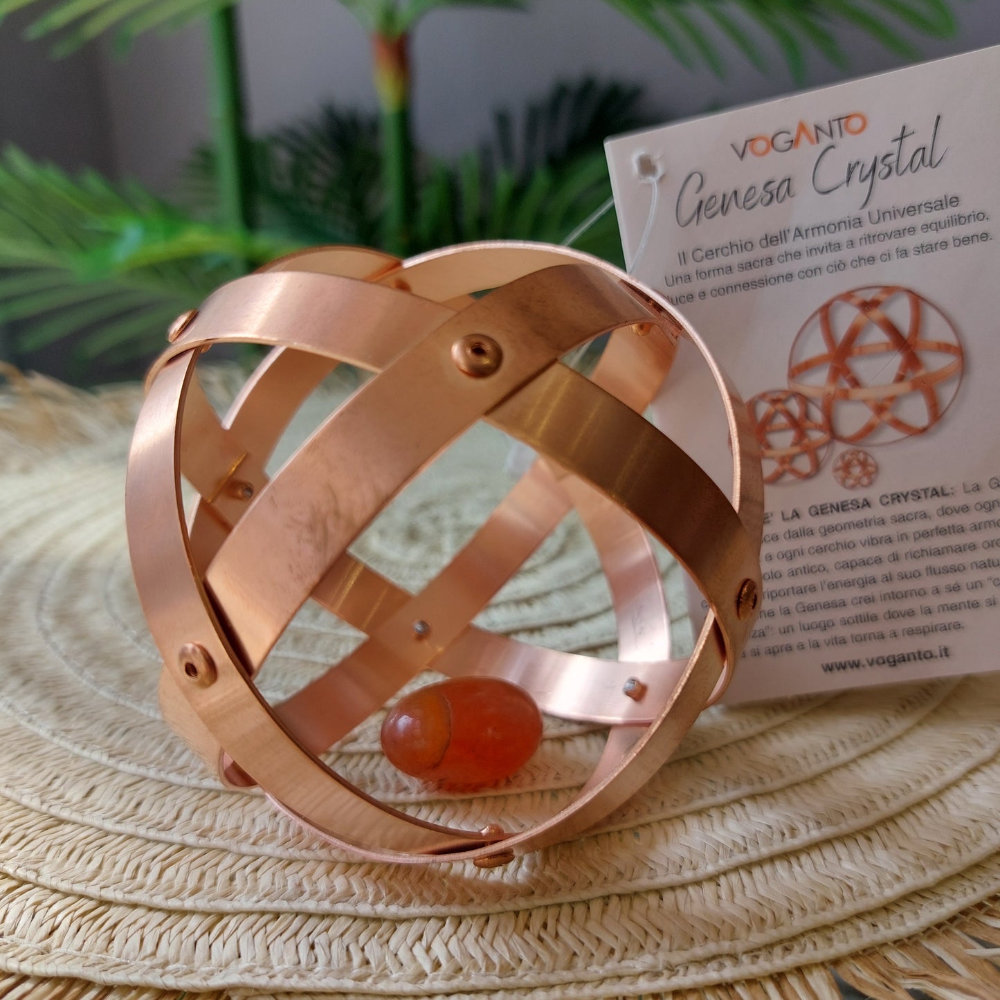 Genesa Crystal in Rame – Ø 8 cm