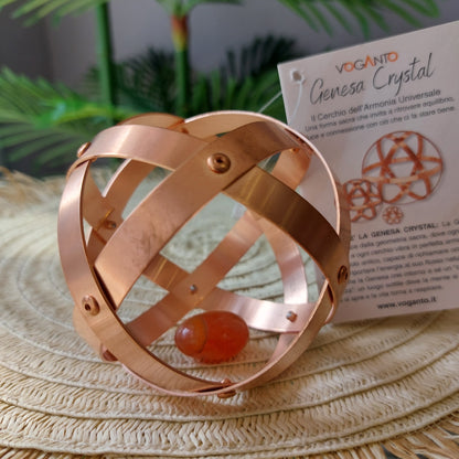 Genesa Crystal in Rame – Ø 8 cm