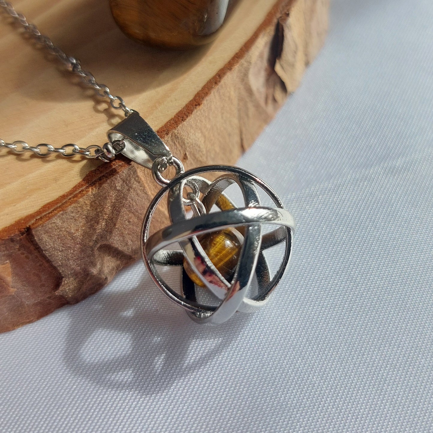 Collana Genesa con Occhio di Tigre