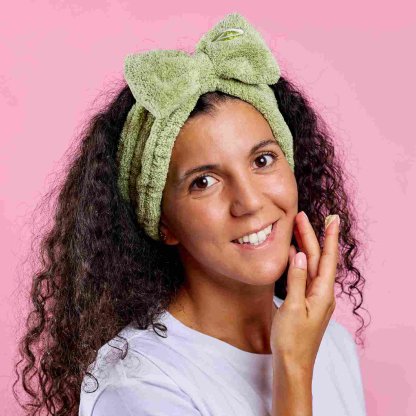 Fascia capelli per detersione e applicazione makeup- La Saponaria