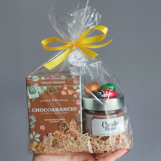 Tisana ChocoArancio + Candela al Cioccolato