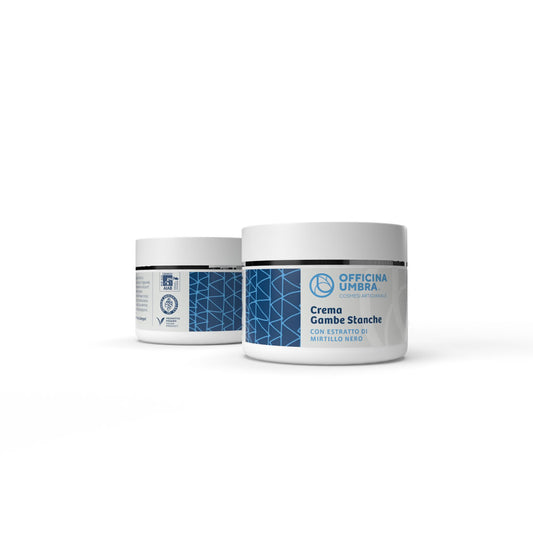 Crema gambe stanche drenante al mirtillo - Officina Umbra