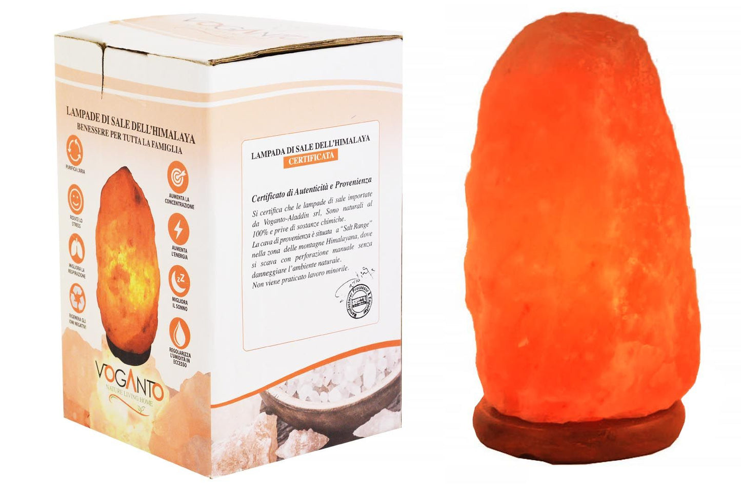 Lampada di Sale Rosa Himalayano 3-4kg