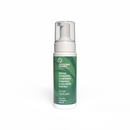 Mousse detergente illuminante al Collagene Vegetale - Officina Umbra