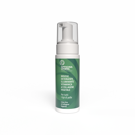 Mousse detergente illuminante al Collagene Vegetale - Officina Umbra