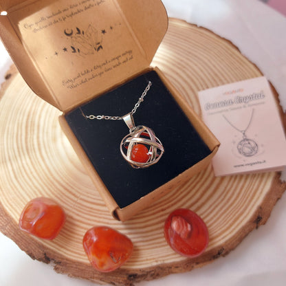 Collana Genesa con Corniola
