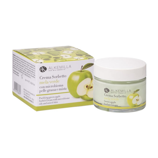 Crema Viso Sorbetto alla Mela Verde - Alkemilla