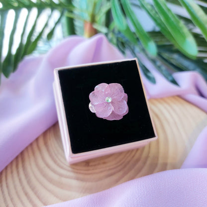 Anello Ortensia Rosa