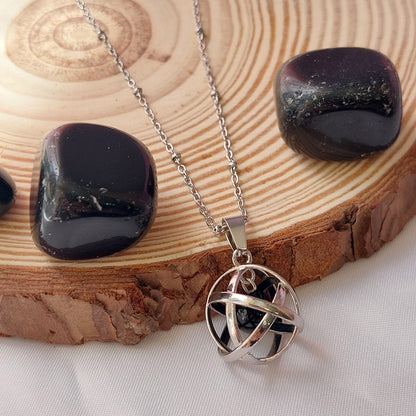 Collana Genesa con Ossidiana