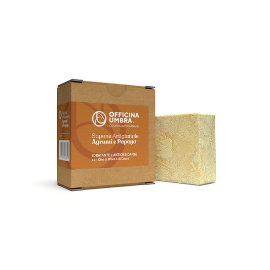 Sapone artigianale Agrumi e Papaya - Officina Umbra