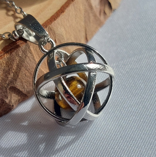 Collana Genesa con Occhio di Tigre