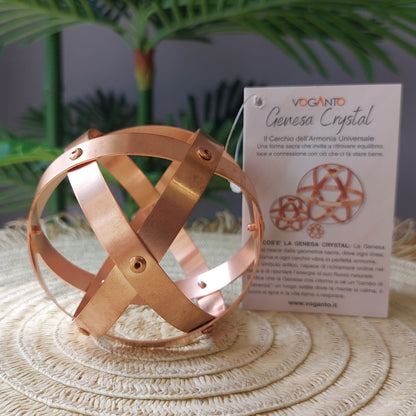 Genesa Crystal in Rame – Ø 8 cm