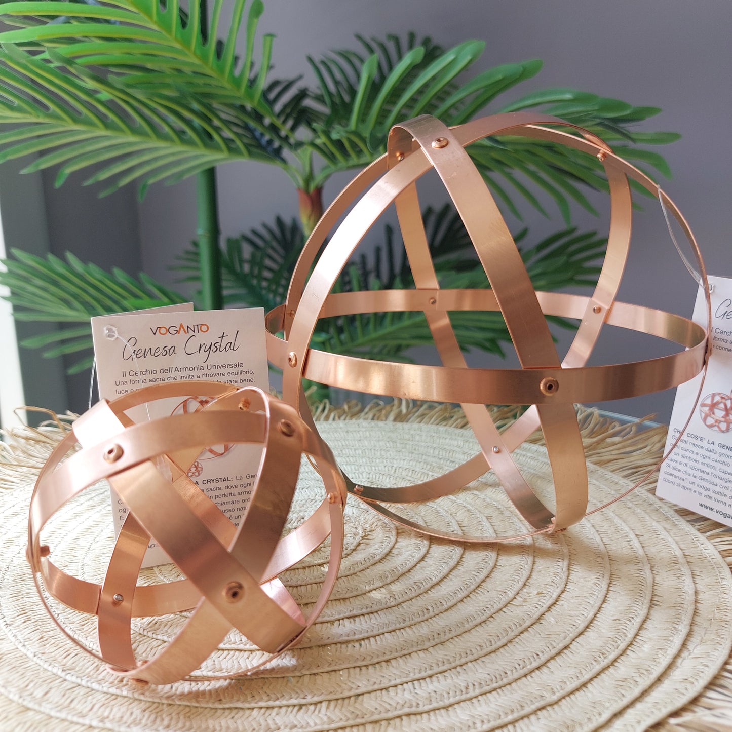 Genesa Crystal in Rame – Ø 16 cm
