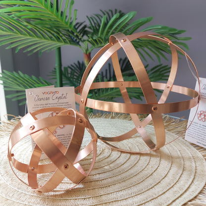 Genesa Crystal in Rame – Ø 16 cm