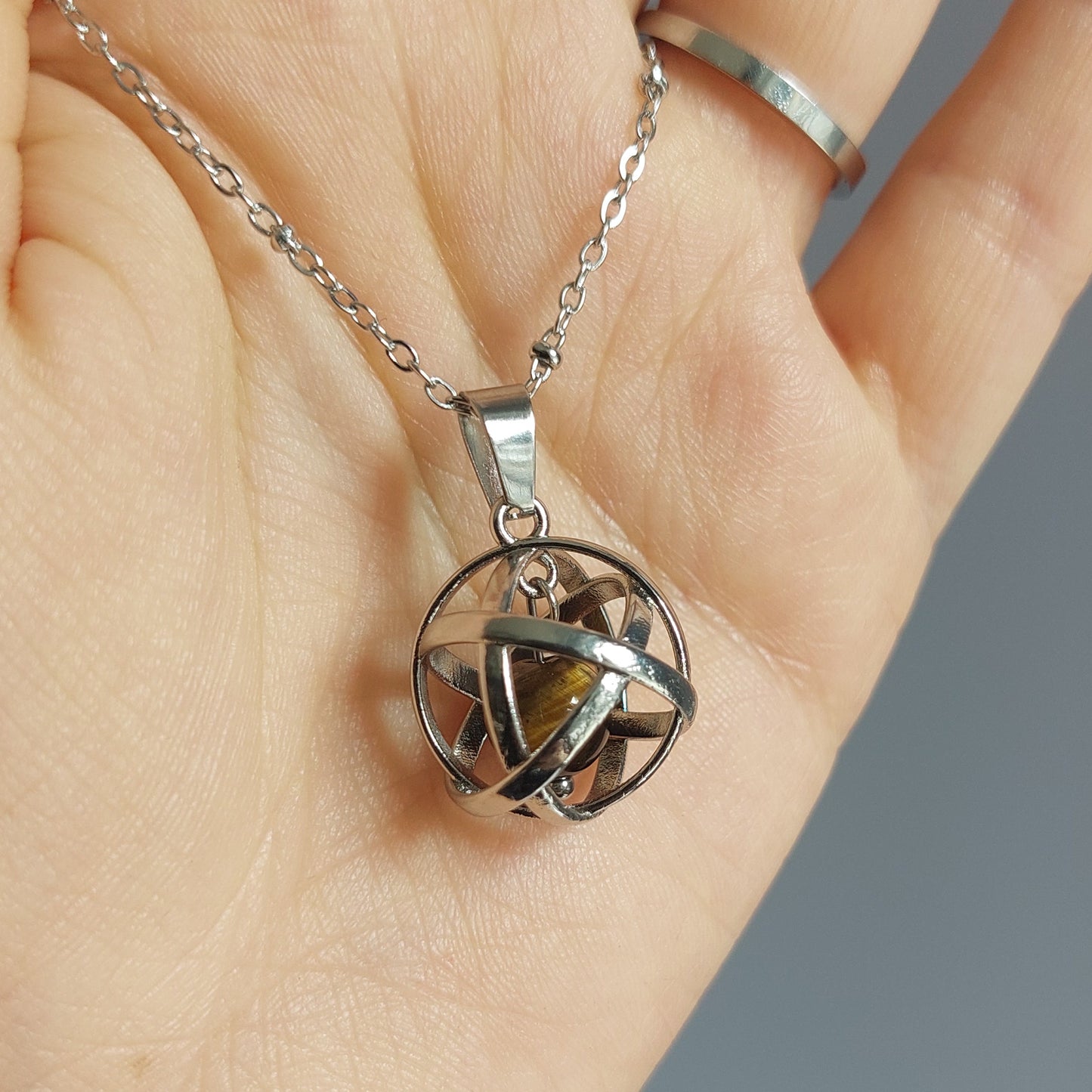 Collana Genesa con Occhio di Tigre