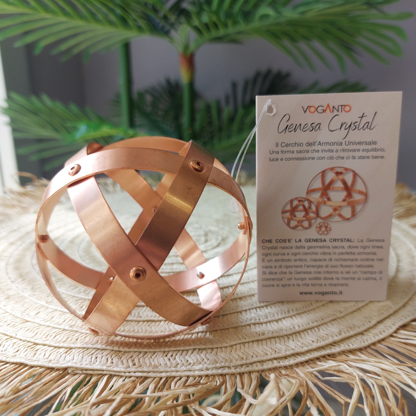 Genesa Crystal in Rame – Ø 8 cm
