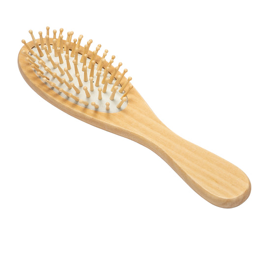 Spazzola per capelli in legno naturale
