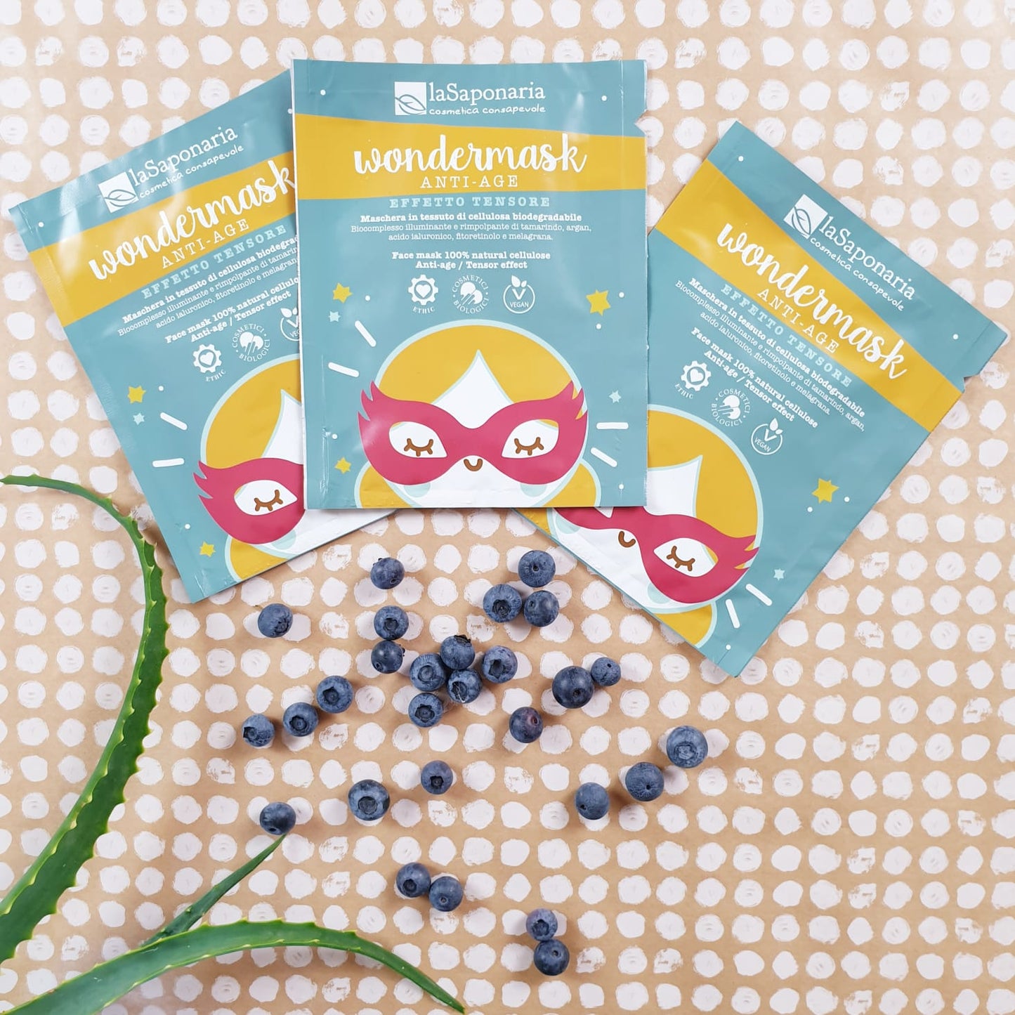 Wondermask, Maschera in tessuto anti-age - La Saponaria